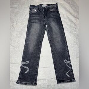 Girls Black/grey jeans